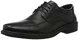 Leichte Laufsohle Rieker Herren 14100 Derbys, Schwarz (Schwarz), 43 EU