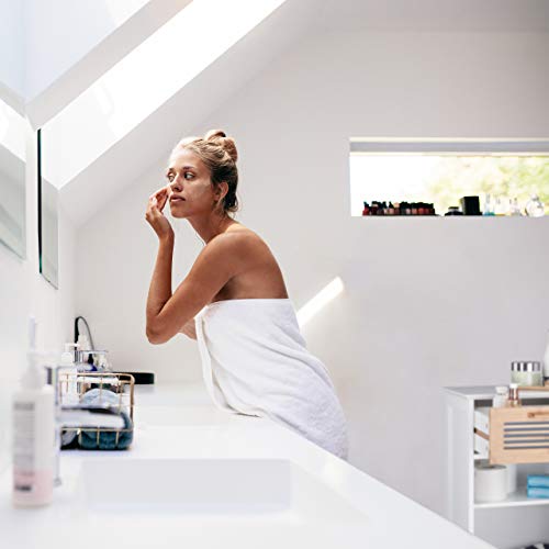 Relaxdays Narrow Bathroom Cabinet, Drawer, Natural Look, Height-Adjustable Shelf MDF, White, 70 x 40 x 28,5 cm Relaxdays Narrow Bathroom Cabinet, Drawer, Natural Look, Height-Adjustable Shelf MDF, White, 70 x 40 x 28,5 cm