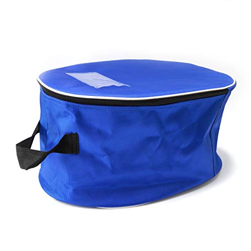 Leonark Fencing Epee Foil Saber Mask Protective Bag - Portable Handbag - Storage Bag For Fencing Mask (Blue Pro) #TOP7