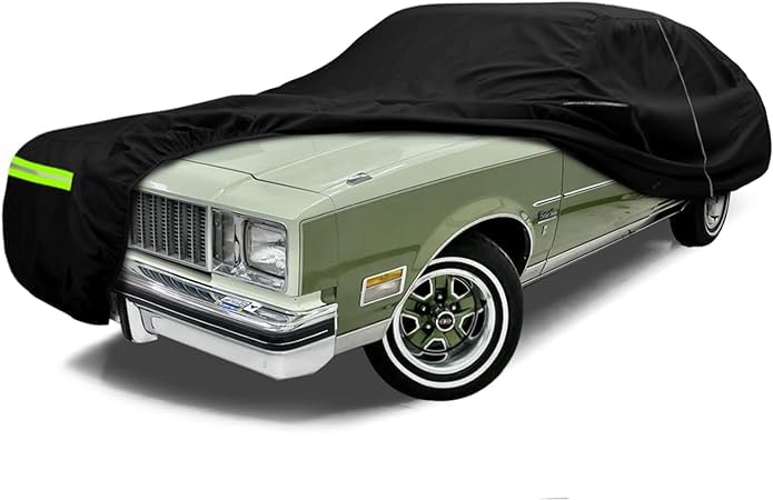 Waterproof Car Cover Compatible with 1978-1997 Oldsmobile Cutlass Supreme Sedan Coupe Accessories 210T All Weather Car Covers with