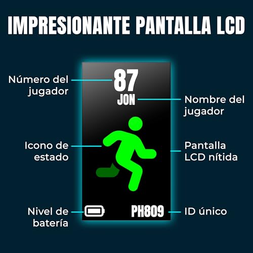 Tracker deportivo con chaleco M y accesorios para fútbol con suscripción 4