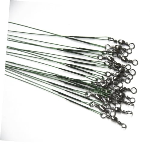 Kit de engarces de acero inoxidable para líder de pesca miniatura 2
