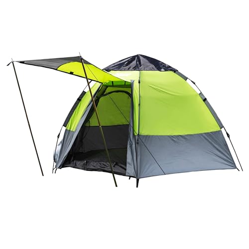 Carpa para camping instantánea 5 personas, impermeable, verde miniatura 2