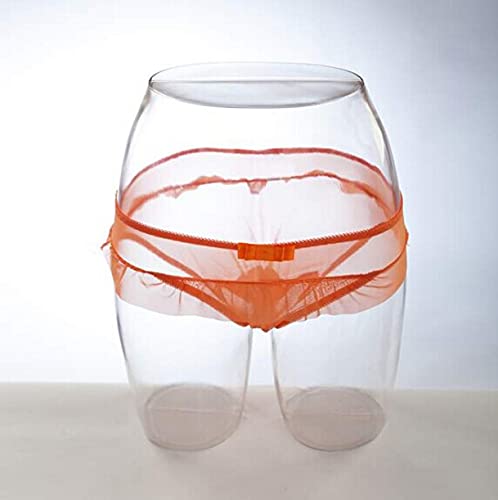 Yjiuyuanq Female Lower Body Mannequin Plastic Transparent Underwear Underpants Display Hip Model Shorts Display Props thumb #1