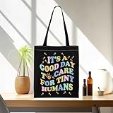 Zoom IMG-2 daycare teacher tote bag it