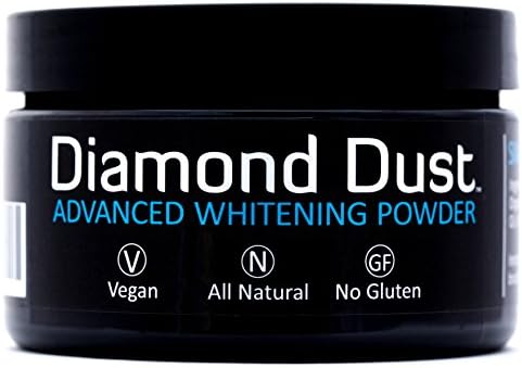 Activated Charcoal Teeth Whitening Powder - Fights Stains and Bad Breath, Detox Your Mouth Naturally, Organic Botanicals, New 7 Month Supply by Diamond Dust