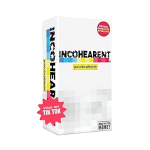 WHAT DO YOU MEME? Incohearent – The Guess The Gibberish Party Game — Fun Games for Adults, Board Games for Adults by Relatable