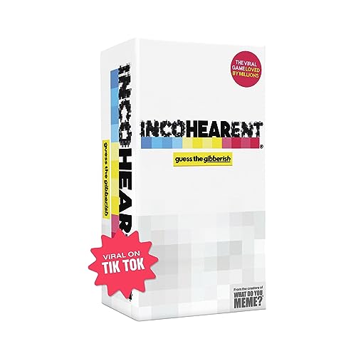 Incohearent Adult Party Game Edition 2, The Party Card Game Where You Compete to Guess The Gibberish, for Ages 17+ by WHAT DO YOU MEME? - Used condition - US$18.75