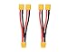 WMYCONGCONG 2 PCS XT60 Parallel Battery Connector Cable Dual Extension Y Splitter Male to Female for DJI Phantom RC Plane