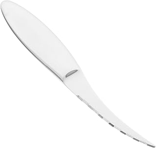 Stainless Steel Shrimp Line Cutter Portable Cleaning Tool for Seafood | Silver Finish, Sturdy Lightweight Build, Easy Storage, Home Kitchen and Restaurant Use, Shrimp Remover
