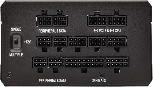 Fuente de Poder Corsair HX850 850W 80+ Platinum Modular miniatura 3