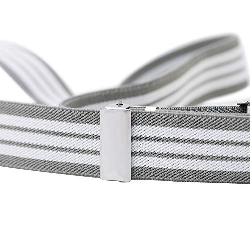 Buyless Fashion Adjustable Suspenders for Kids Toddlers Baby Elastic Solid Color 1 Inch - Y Back Design4