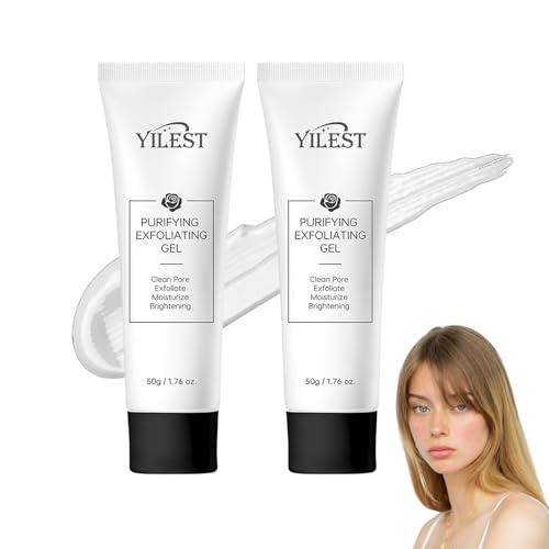 2PCS Purifying Exfoliating Gel, Exfoliating Gel, Deep Cleansing Face And Body Exfoliating Scrub Gel