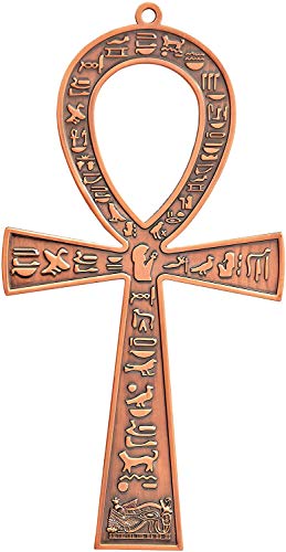 NileCart 7 in. large metal Egyptian ANKH Cross Made in