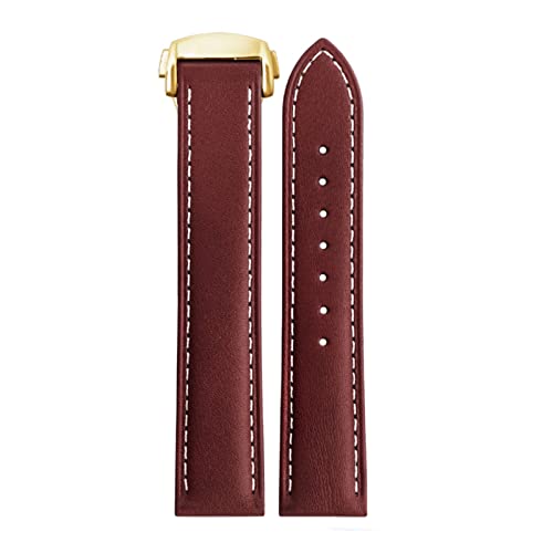 Bracelet Oméga Speedmaster en Cuir Brun | Idéal pour le Style Business Casual
