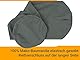 npluseins 2er Pack Bezüge und/oder Nackenrolle - ca. 40 x 15 cm - 1467.2080, 1 Pack (2 Stück) - Bezüge in Titanium