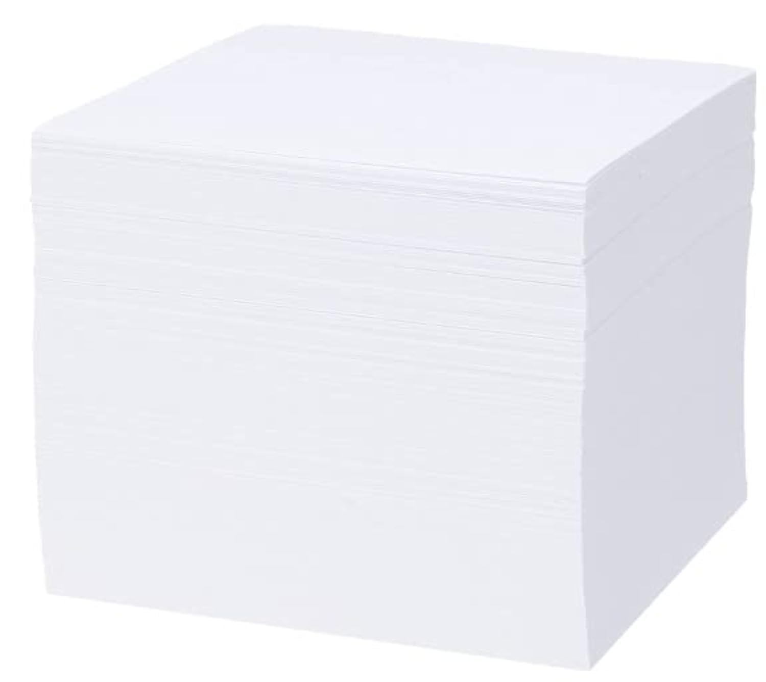 White Blank Notes Cube 9×9×7× cm Office Paper Memo Sheets Non-sticky Memo Pad Cubes for Home Office Taking Notes and Reminders Writing Supplies