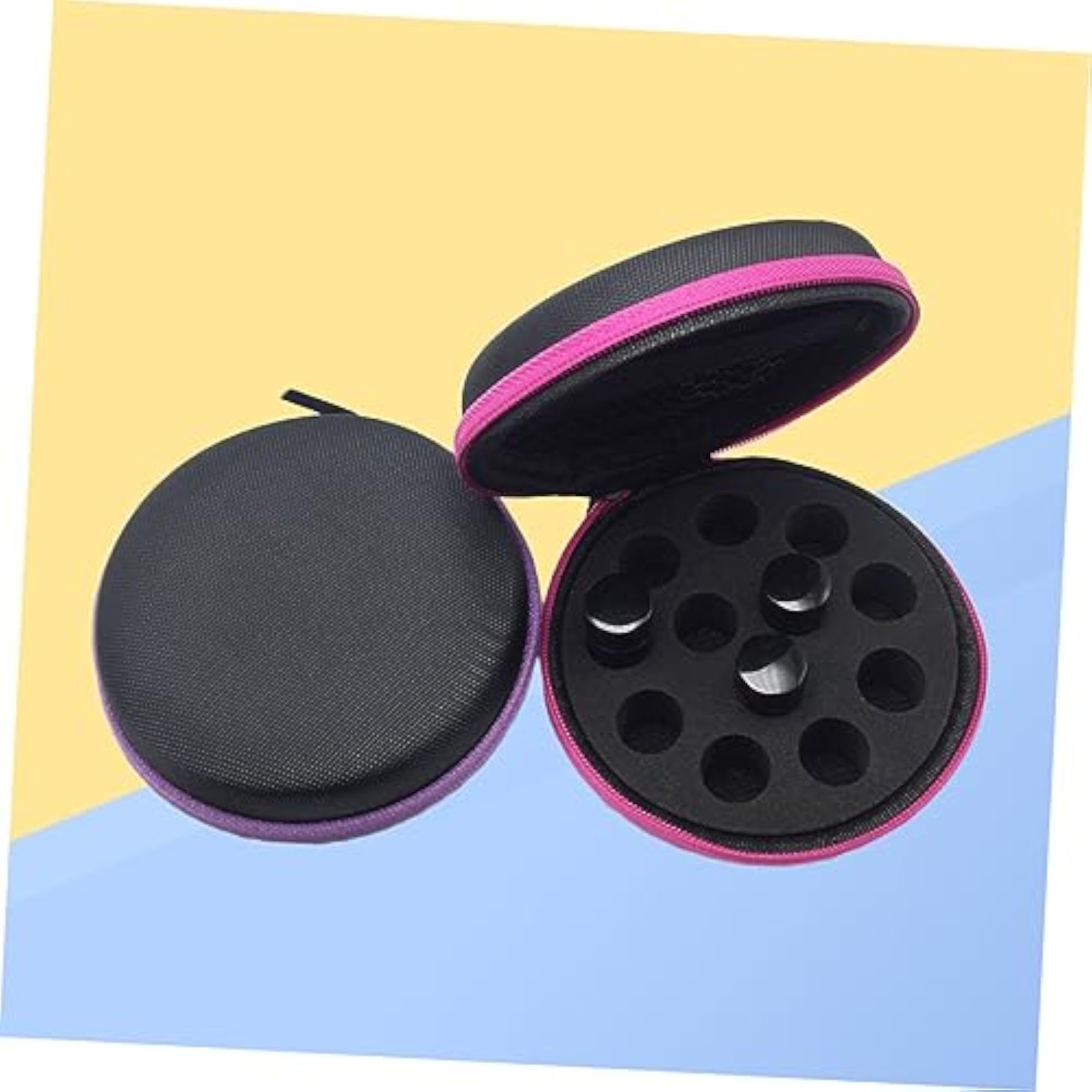 2Pcs Portable Essential Oil Storage Bag, Travel Holder