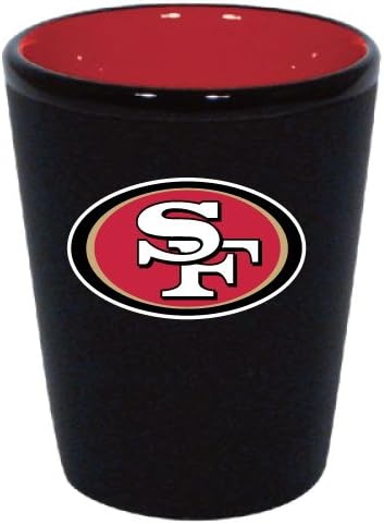 HUNTER San Francisco 49ers 1.5 Oz Two-Tone Ceramic Shot Glass