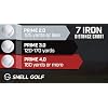 Snell Golf Prime 4.0 4-Piece Urethane Golf Ball (85-90 Compression) Ultra-Fast Core, Low Spin, Exceptional Durability & Greenside Control