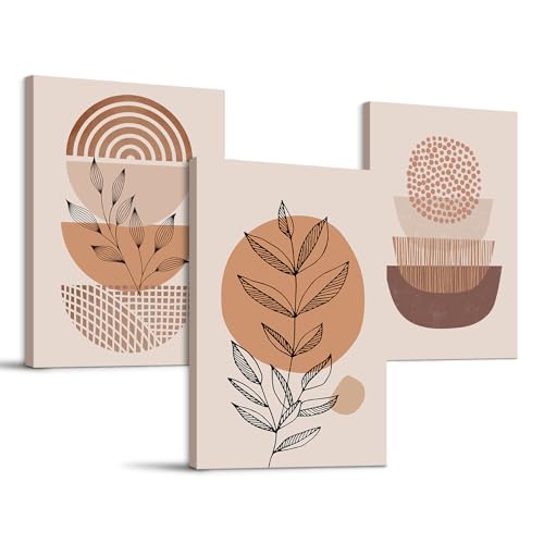 Hyidecorart - Cuadro decorativo para pared, salón, geometría, dibujo de traza, minimalismo nórdico