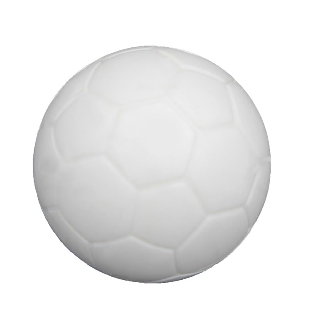 Palline da calcio balilla 36 mm resina bianca solida 12 confezioni ricambio
