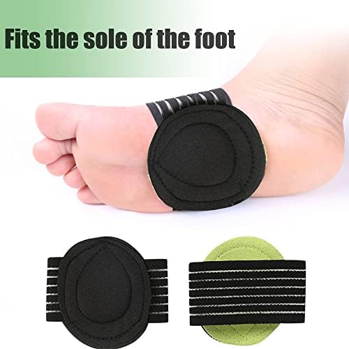 DFsucces 2 Pairs Extra Thick Cushioning Compression Arch Support Breathable Flat Foot Correction Foot Pad Sports Running Pad Nursing Pad Foot Pad (for Both Men and Women)