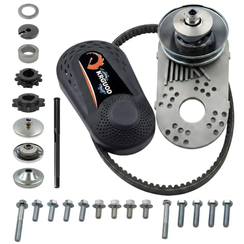 KRGUOD 30 Series Torque Converter 3/4 Bore Fit for Predator 212cc Engine CVT Clutch performance Parts Kit.3/4 inch 10T #40/41 and 12T #35 Chain.Replacement for 218353A Manco Comet TAV2.