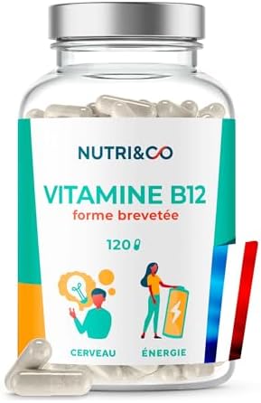 NUTRI & CO Vitamine B12 Vegan 1000 mcg - Méthylcobalamine Breveté...