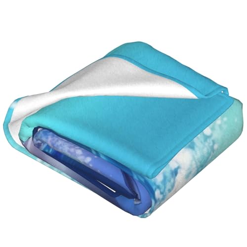 Couverture pour canapé dauphin plaid pour soirées cocooning