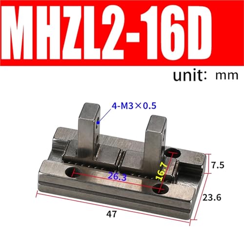 Cylindre MHZL2-16D à griffes pour un serrage pneumatique stable et précis