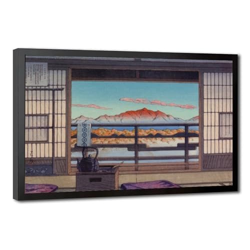 Tableau estampe japonaise Kawase Hasui pour salon et bureau 50x75