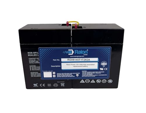 Raion Power 12V 14Ah SLA Battery for Solar Electric Fences