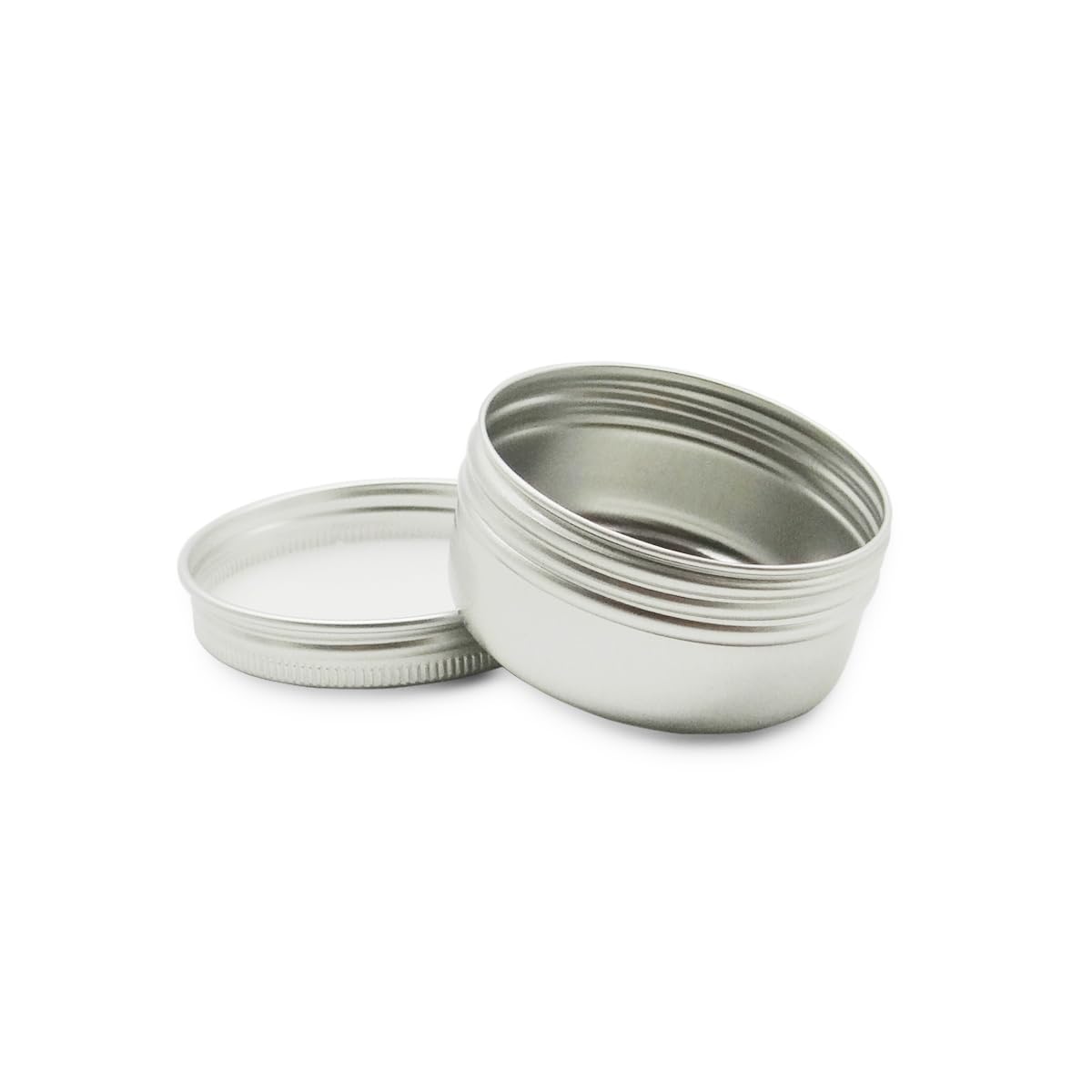 Wopanxye 10pack 50ml Silver Aluminum Tin, 50 Gram Containers Leak Proof Cosmetic Jars - Image 4