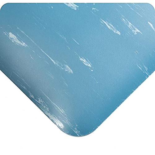 Tapis de sol industriel Wearwell 494 bleu 3' revêtement sol antidérapant