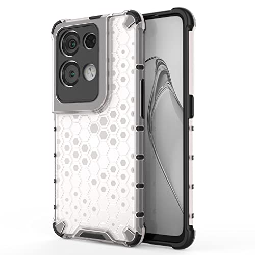 SEAHAI Handyhülle Für Oppo Reno 8 Pro 5G – Transparent Mit Farbverlauf, Glänzend & Stoßfest – In Silber