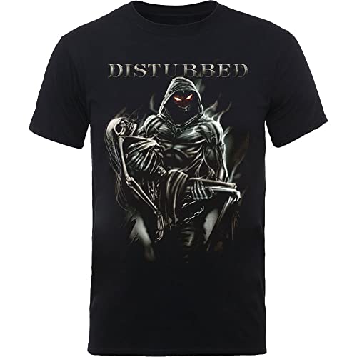 Rockoff Trade Men's Disturbed Lost Souls T - Shirt, Black (Black Black), Large