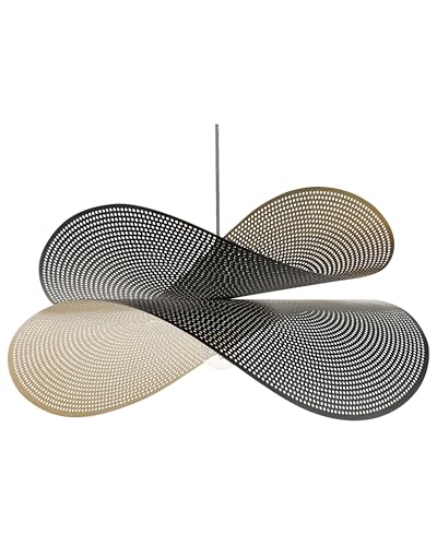 Lumière ambiante design avec la suspension en métal noir Beliani Doyles
