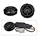 EMPHASER EM-FDF1 – Lautsprecher Set kompatibel mit Ford Transit, Transit Custom und plattformverwandten Tourneo Modelle, 16,5 cm Plug & Play Soundsystem, 2 Wege Kompo