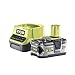 Produktbild RYOBI 18V OnePlus 5,0 Ah Li-Ion Akku - 1 Schnellladegerät RC18120-150G