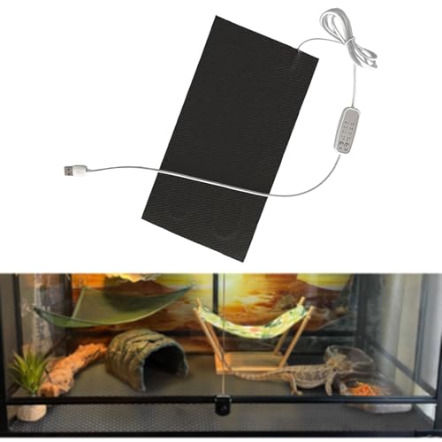 Almohadilla térmica USB para reptiles 25x30 cm miniatura 7