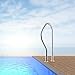Swimming Pool Handrail for Inground Pools, Pool Safety Handrails with All Accessories, 304 Stainless Steel, Silver