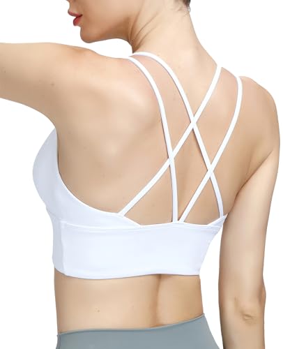 Image of MotoRun Bralettes for Women, Strappy Sports Bra Push up Bralette Sexy Bras Rave Top