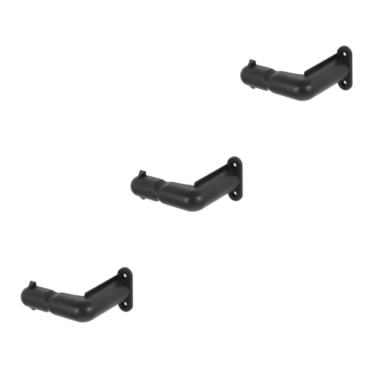 MAGICLULU 3st Staubsaugerständer Halter Autostaubsauger Zubehör Für Kabellose Staubsaugerzubehör Vakuum Kleben Teile Wand Vakuumständer Spaltwerkzeug Stand Auslauf Black Plastik