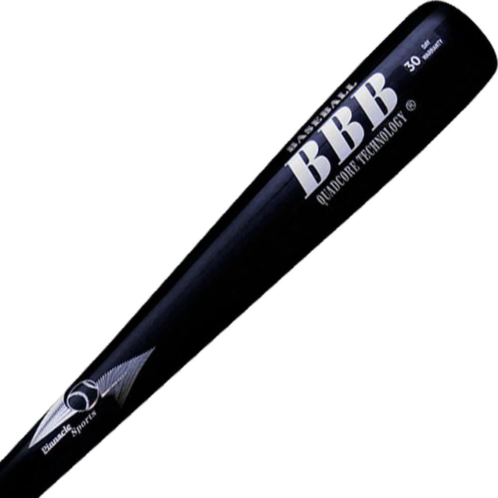 Batte Baseball Bambou Pinnacle Sports – Technologie Quadcore, 32 Pouces, BESR Certifiée