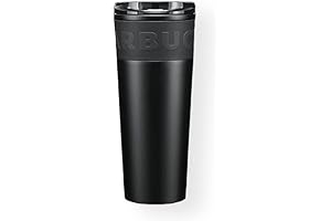Matte Black Stainless Steel Tumbler with Grip Grande: Your Ultimate Coffee Companion
