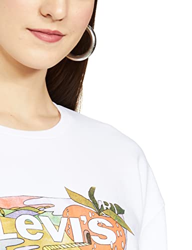 Image of Levi's Women's Cotton Regular Fit Styled Crew Neck Sweatshirt