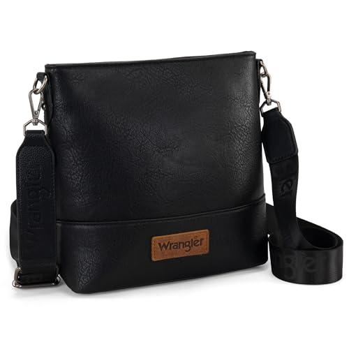 Image of Wrangler Crossbody Purses for Women Two Tone Crossbody Bags Women Purses and Handbags