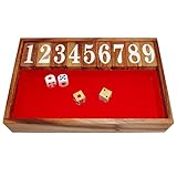 【商品数】１個 サイコロを振って、誰でも手軽に楽しめる木製ボックスゲームです シンプルながらも、誰もがハマる面白さがある、魅力的なゲームです 通常は2つのサイコロを使用しますが、この商品には4つも付いていますので、自由にお楽しみいただけます 【サイズ外寸】約23.5cm×15.4cm×4.2cm　重さ約300g 【付属品】木製サイコロ２個＋アクリル製サイコロ２個（サイコロサイズ：約15mm角） 【材質】ゲーム本体:木製、 サイコロ:木製・アクリル