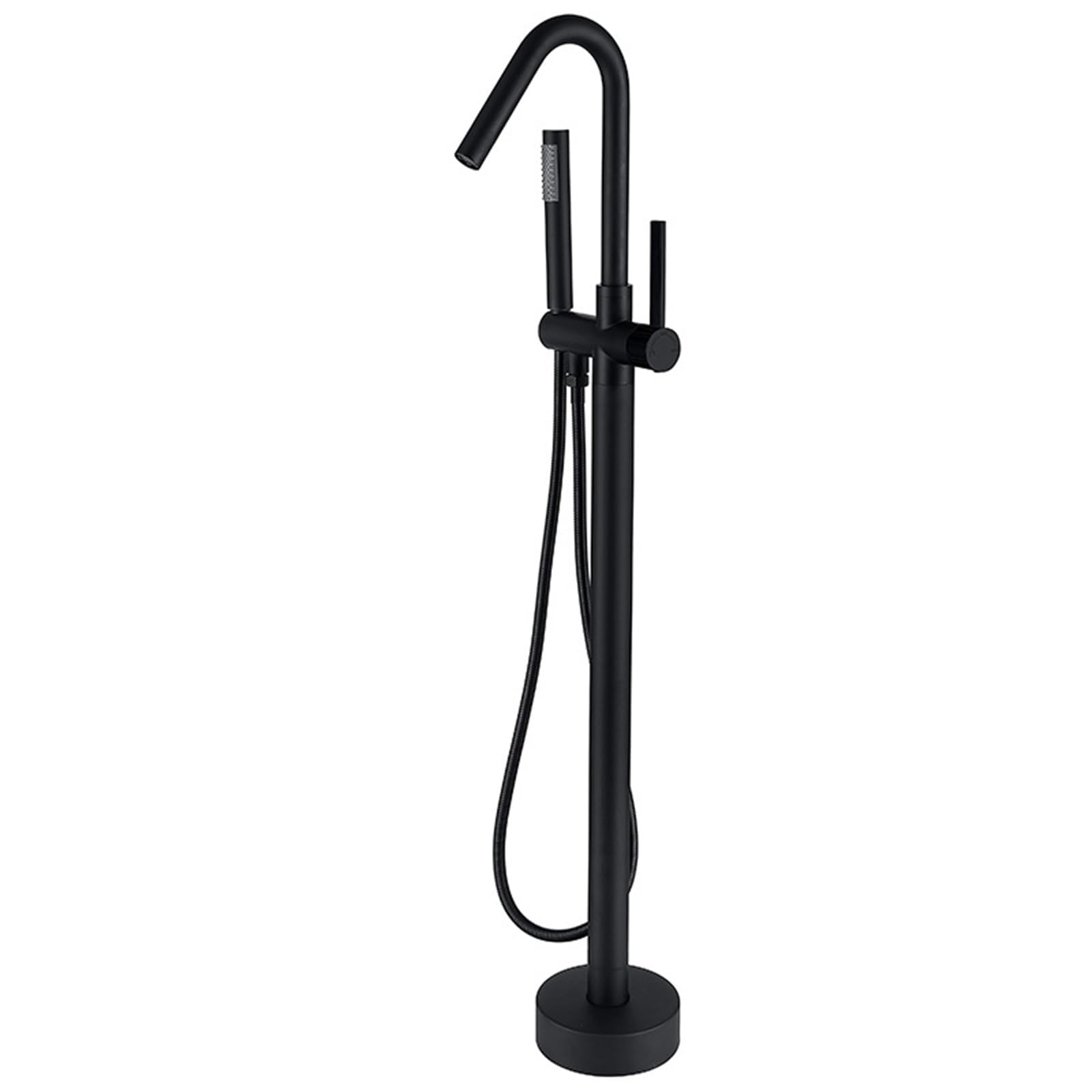 Mitigeur de baignoire îlot à commande unique et bec cascade rotatif M-ry